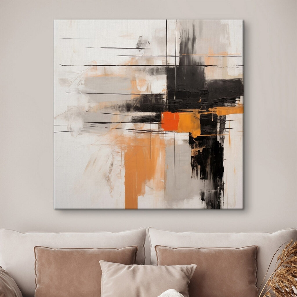 Oker breekt door zwart — interieur 2