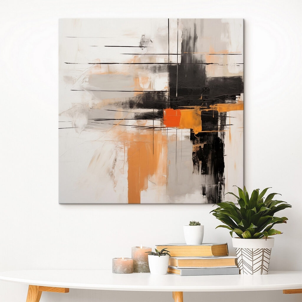 Oker breekt door zwart — interieur 1