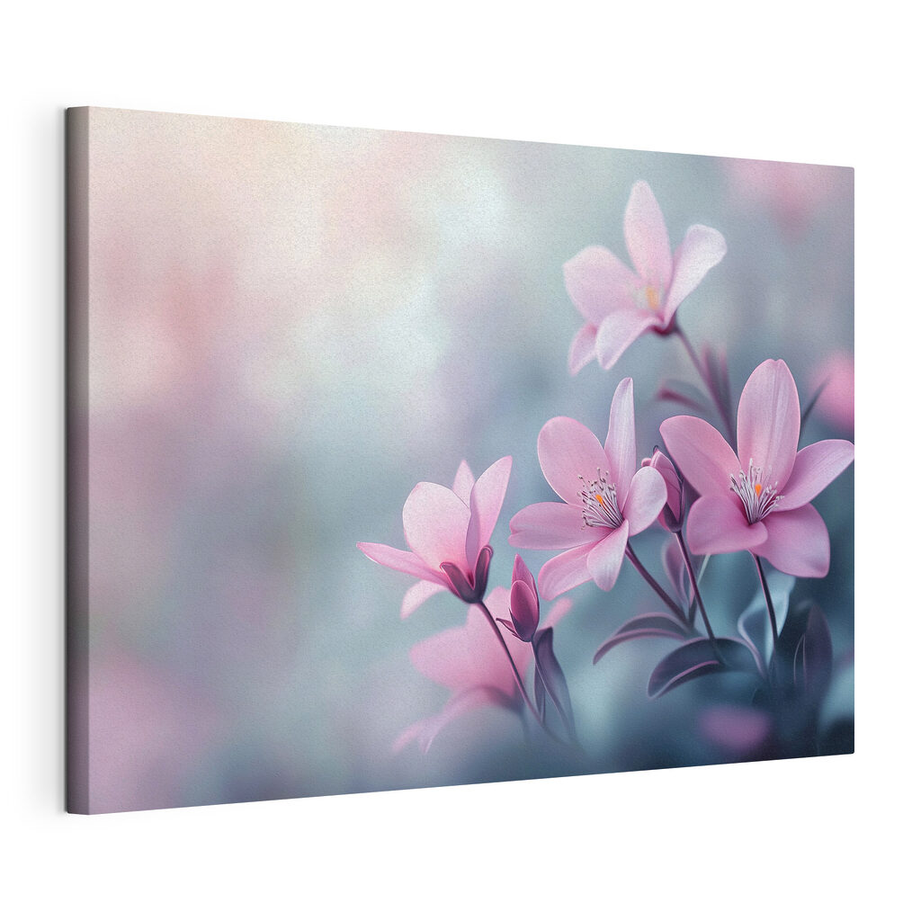 Roze bloemen in tegenlicht — productweergave