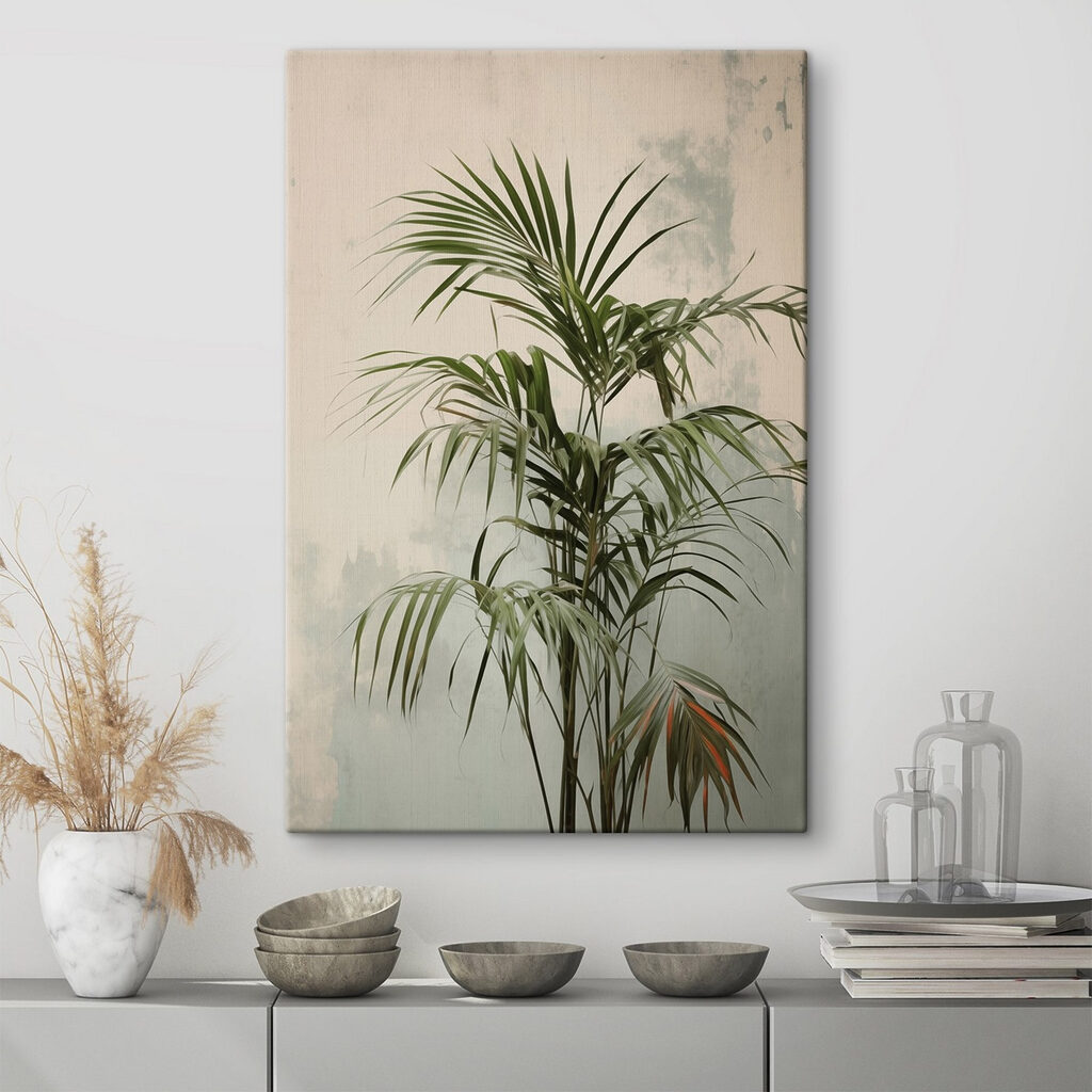 Palm in bleke stilte — interieur 1