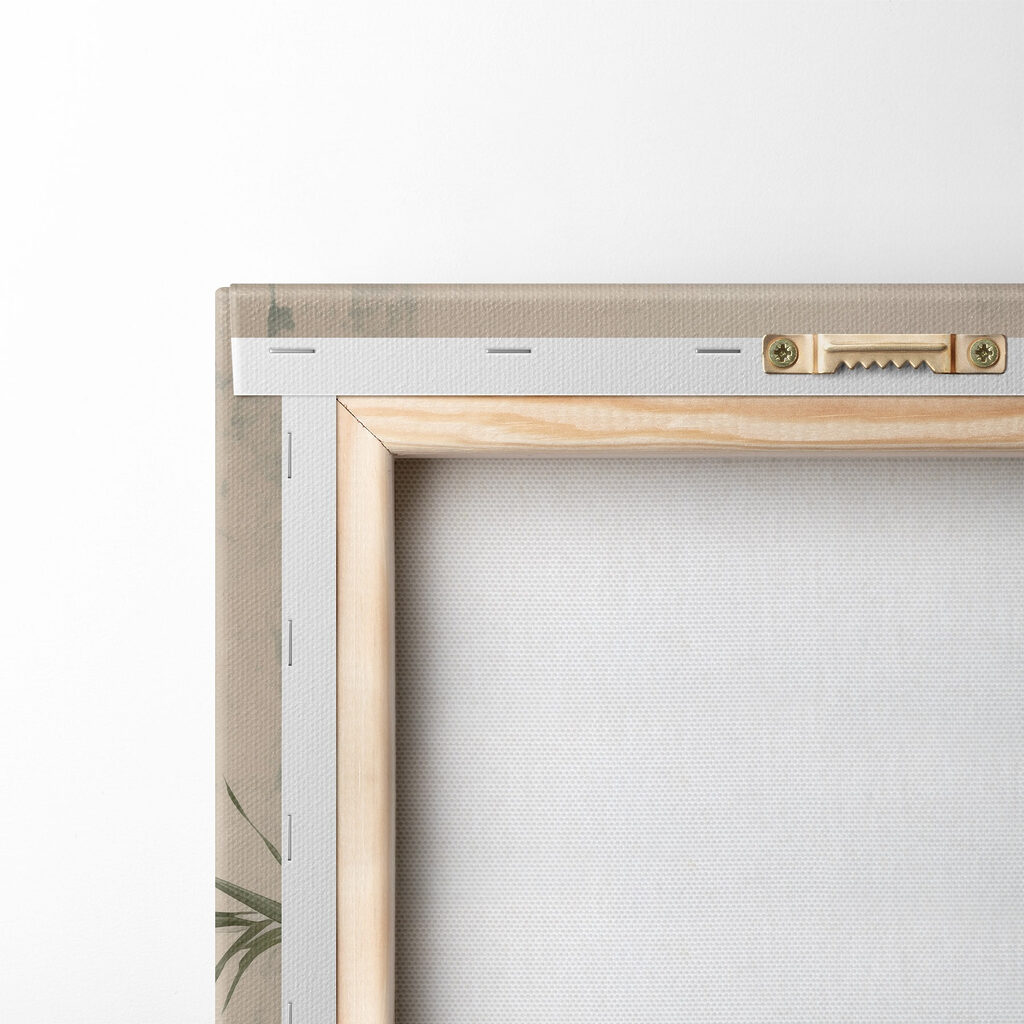 Palm in bleke stilte — achterkant