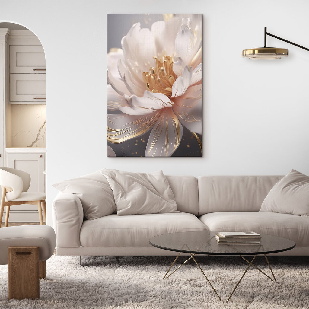 Bloem in glanzend roze — interieur 2
