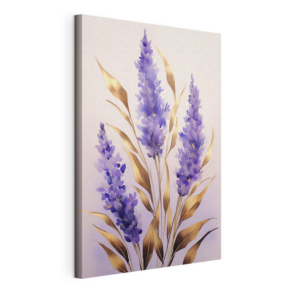 Lavendel met goudkleurige bladeren — productweergave