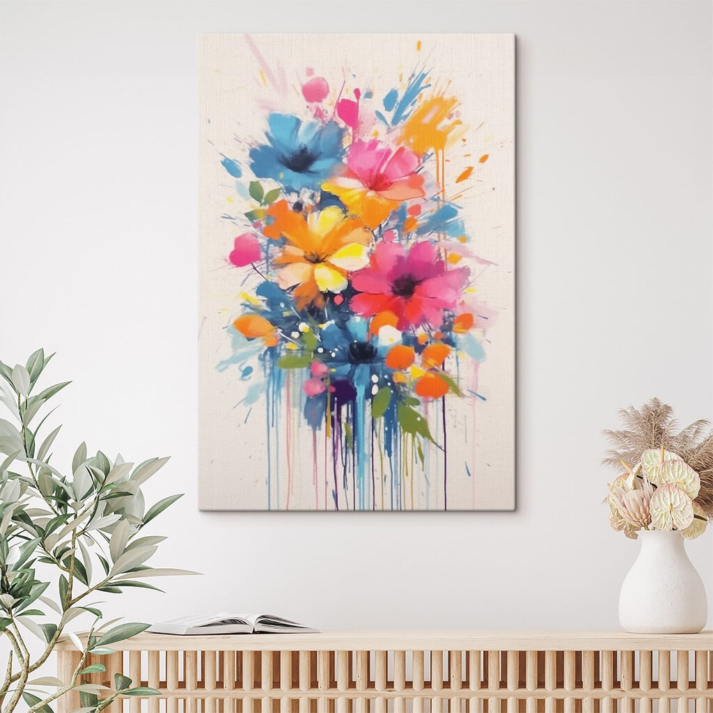 Een boeket vol kleurspatten — interieur 1