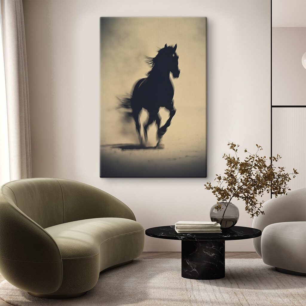 Paard als schaduwfiguur — interieur 2