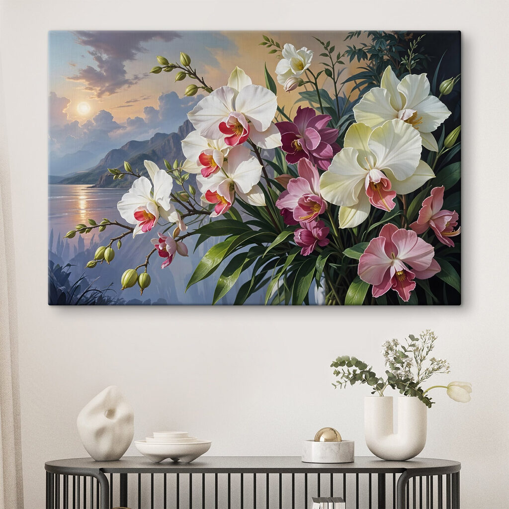 Orchideeën voor een avondmeer — interieur 2