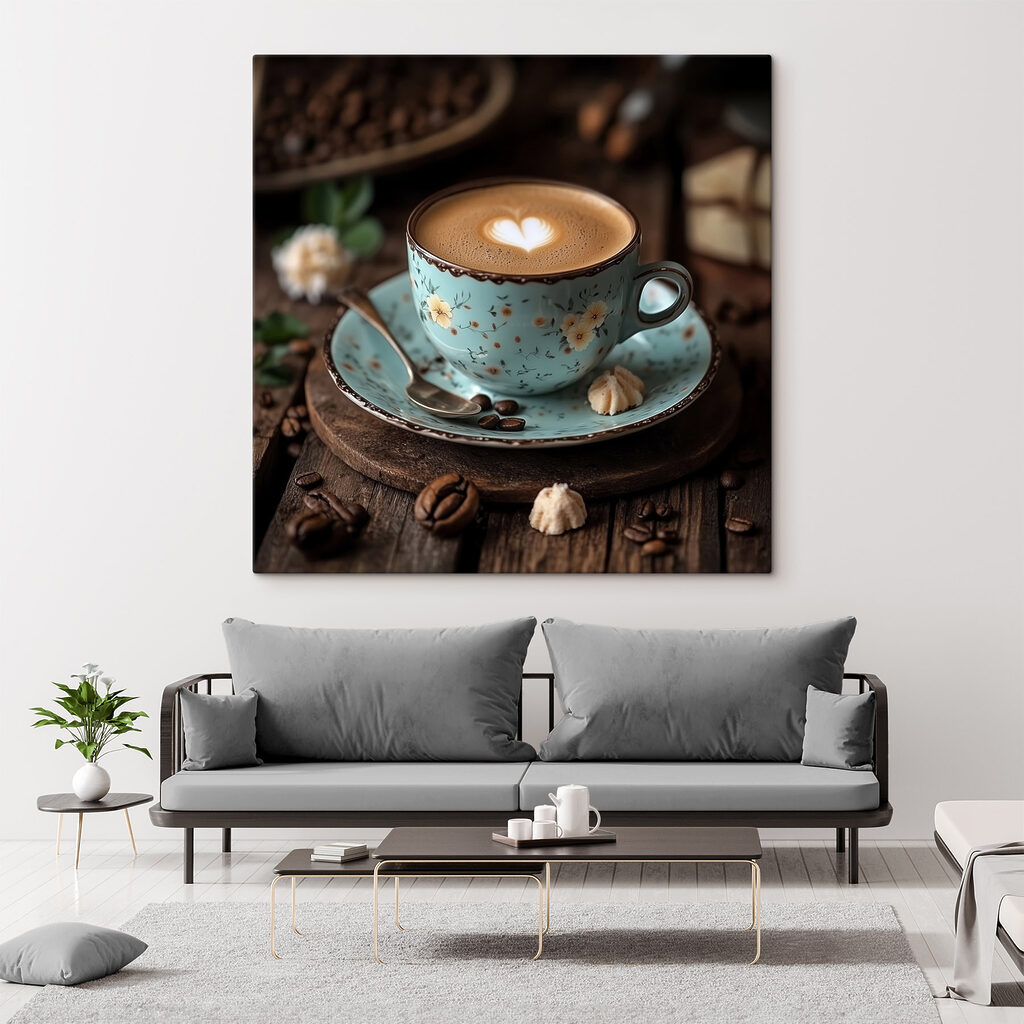 Cappuccinohart in turquoise kopje — interieur 2
