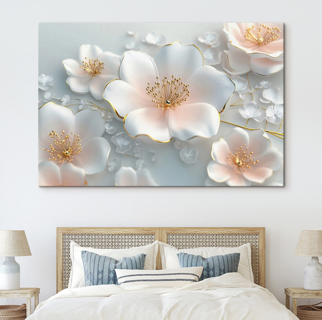 Bloesem met gouden meeldraden — interieur 2