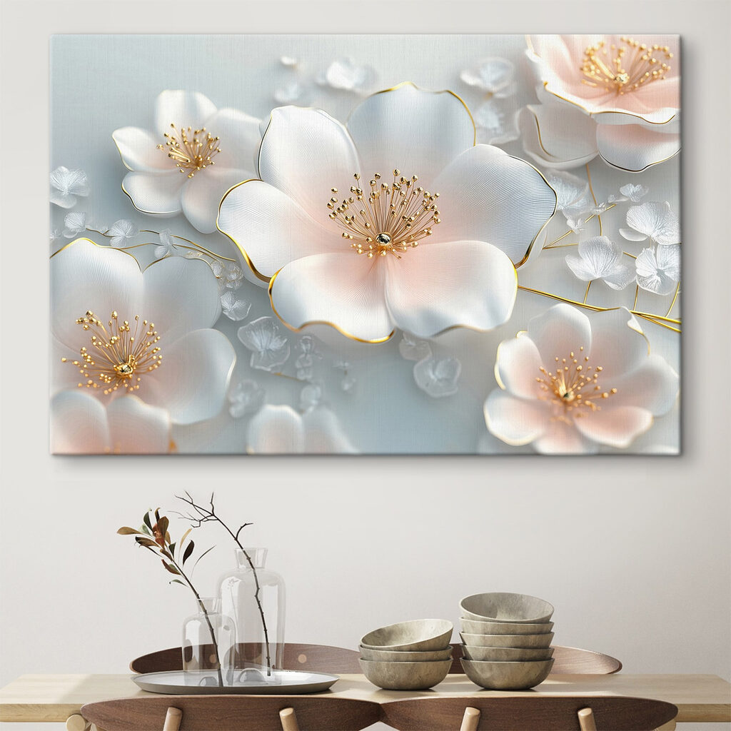 Bloesem met gouden meeldraden — interieur 3