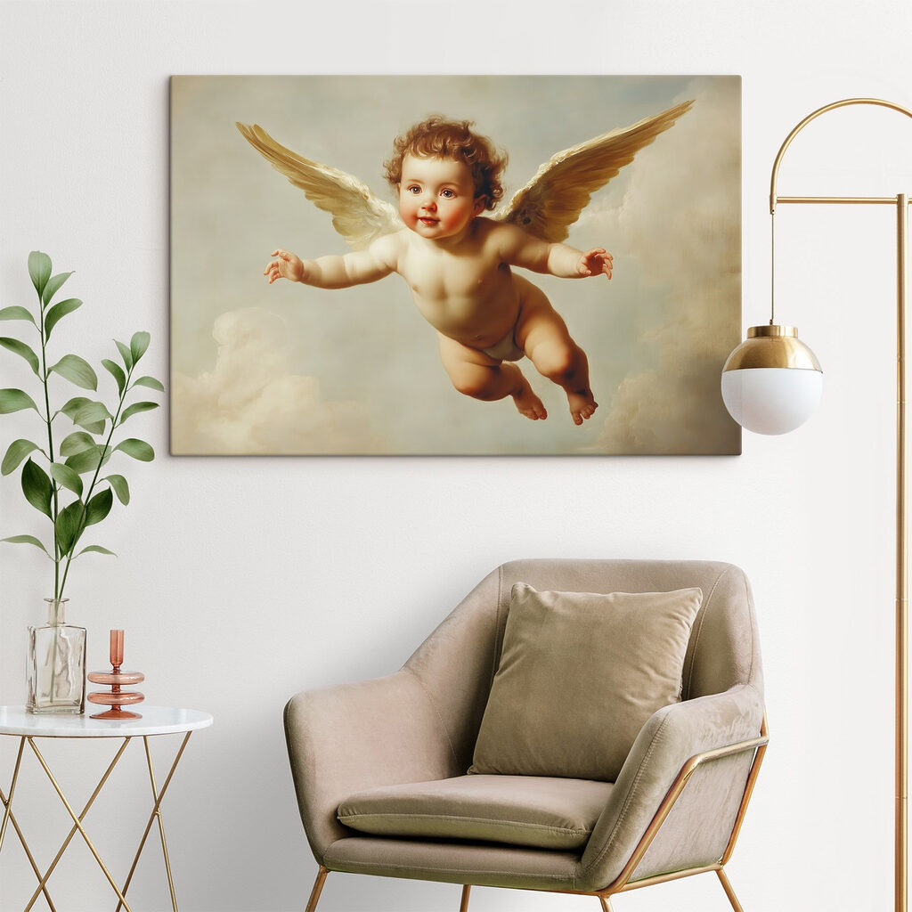 Engeltje spreidt zijn armen — interieur 1
