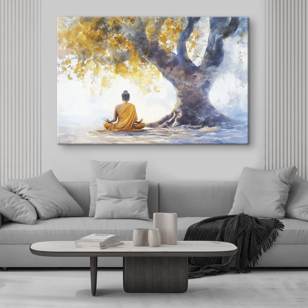 Meditatie onder gouden boom — interieur 2