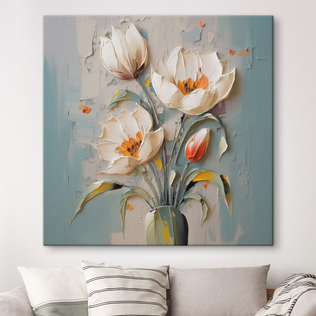 Tulpen in losse verf — interieur 1