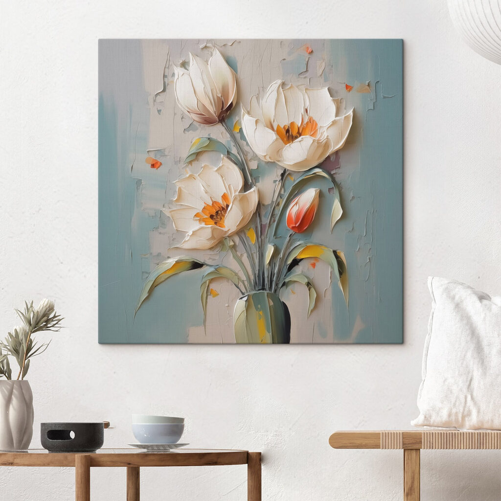 Tulpen in losse verf — interieur 2