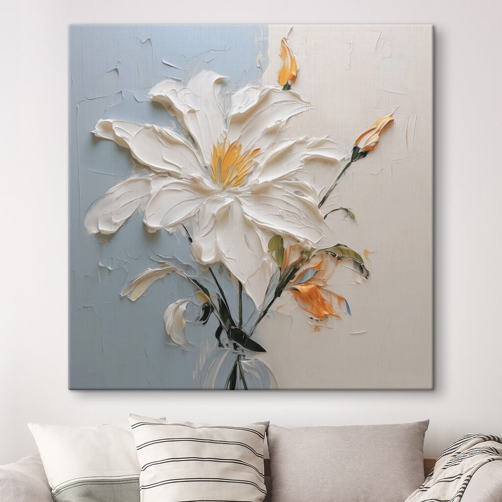 Bloemen op koele stelen — interieur 1
