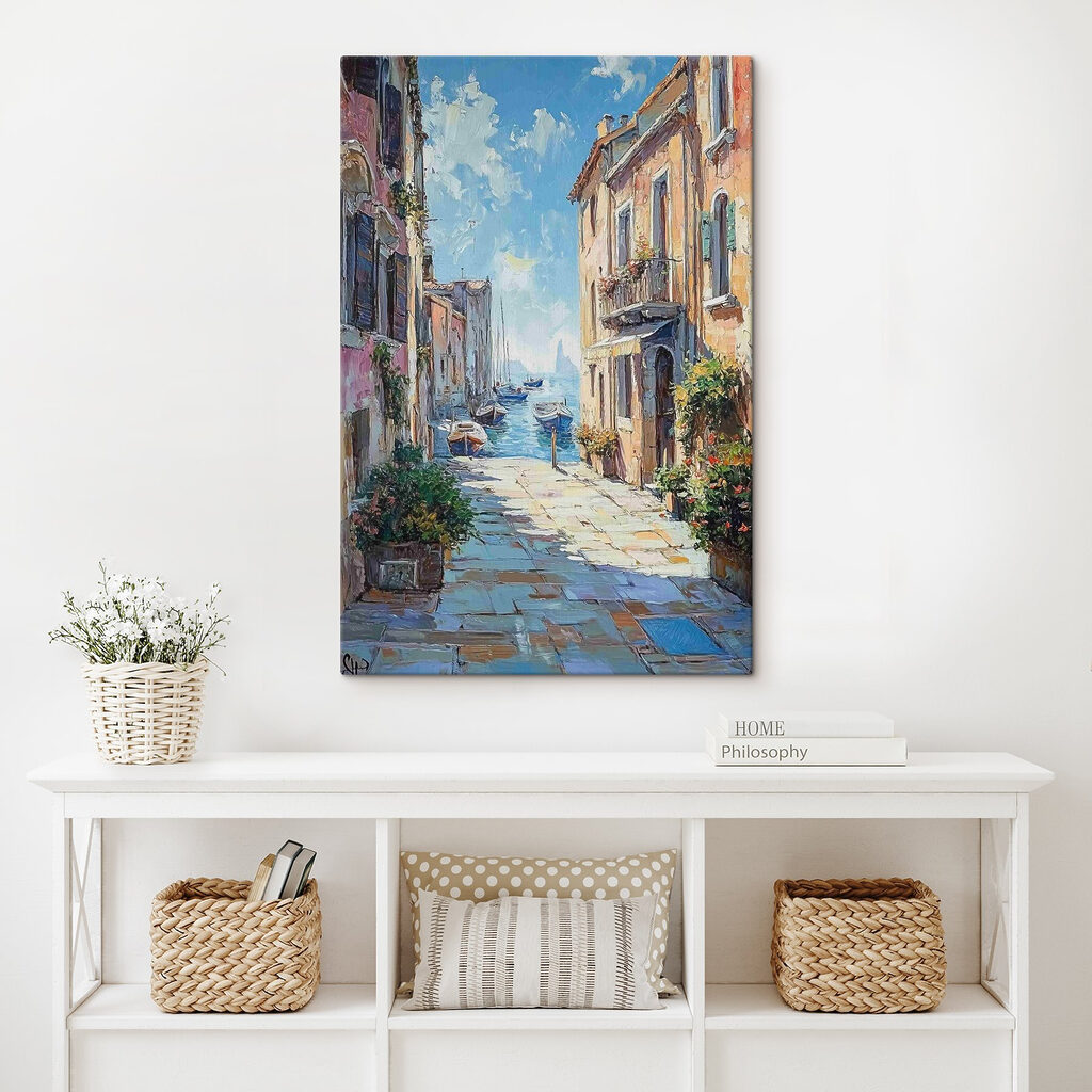 Zonnige steeg naar zee — interieur 1