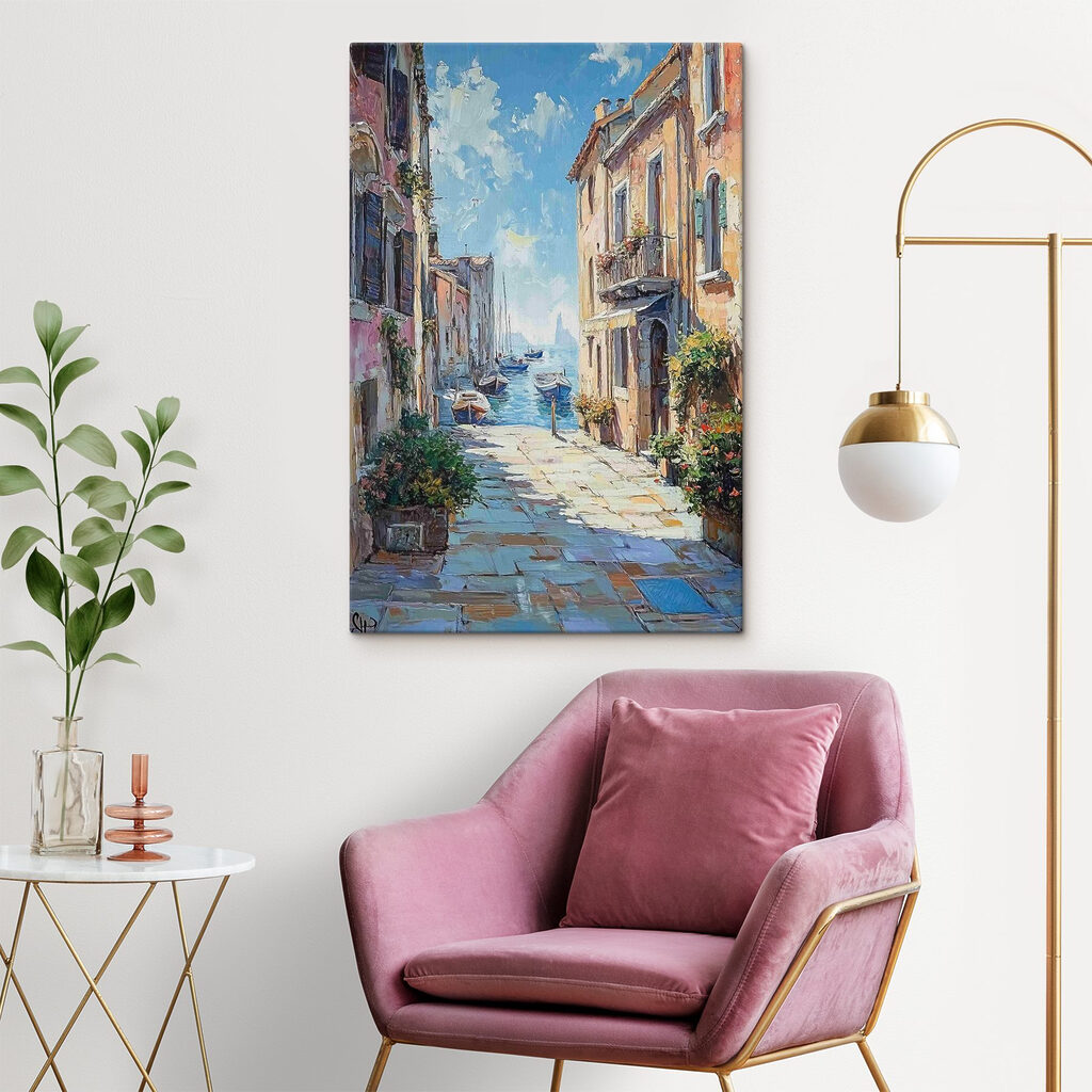 Zonnige steeg naar zee — interieur 2