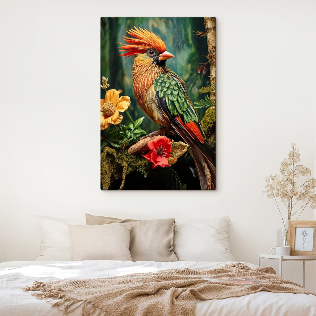 Een kuifvogel in tropenbloei — interieur 1