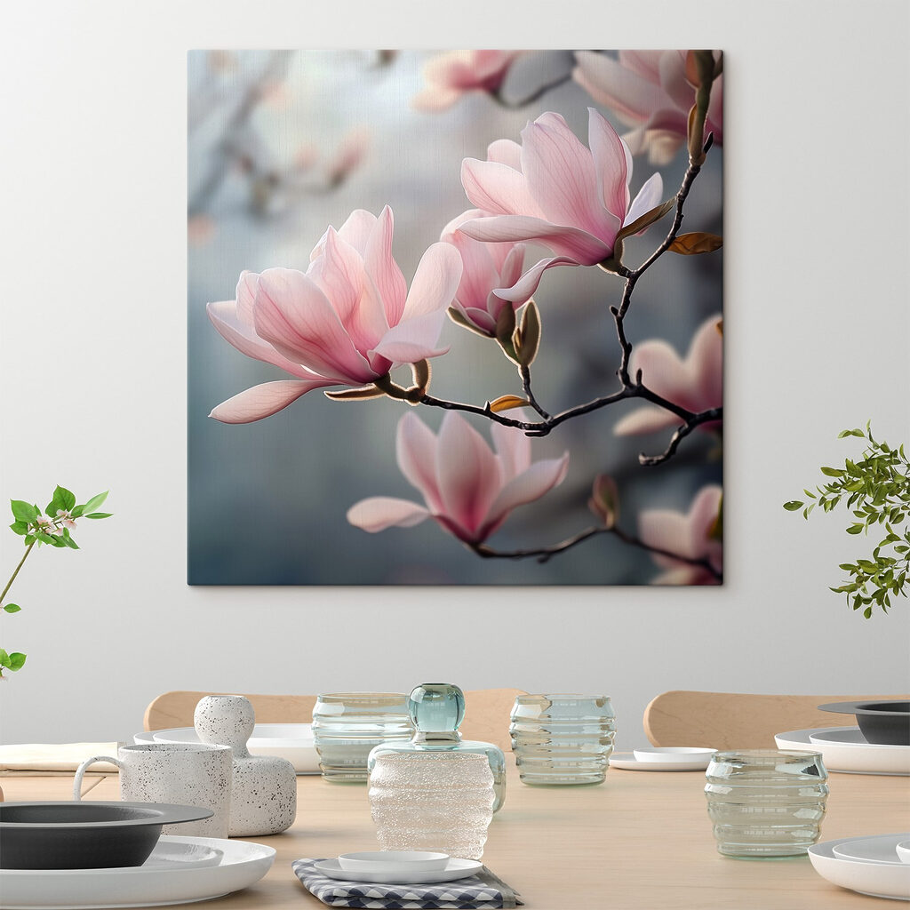 Magnolia’s in roze tegenlicht — interieur 3