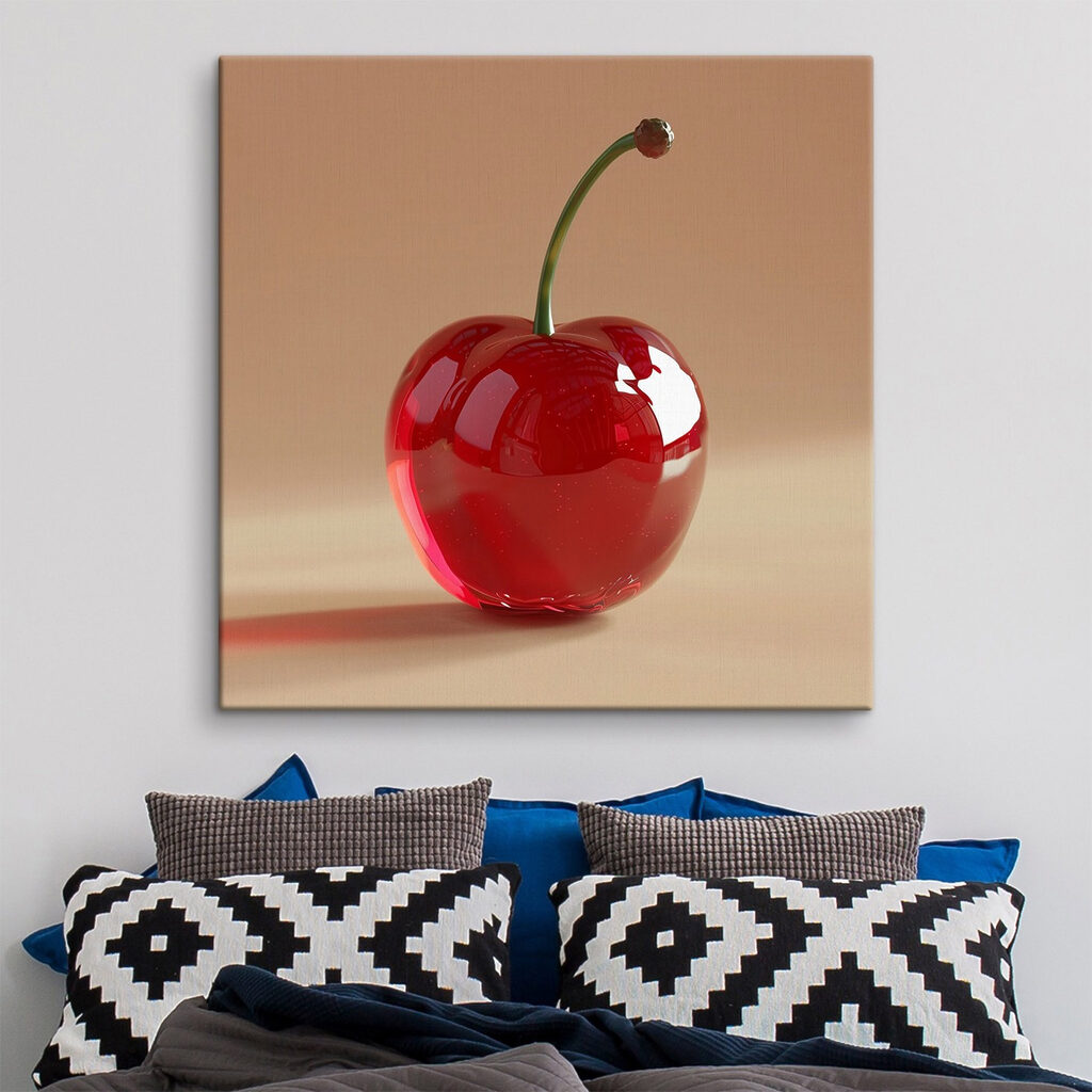 Kers in rode spiegelglans — interieur 1