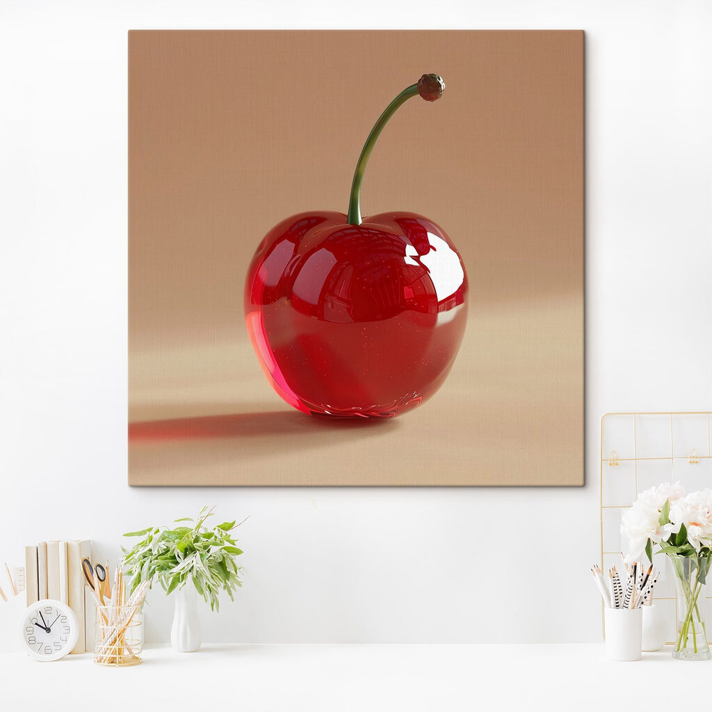 Kers in rode spiegelglans — interieur 3