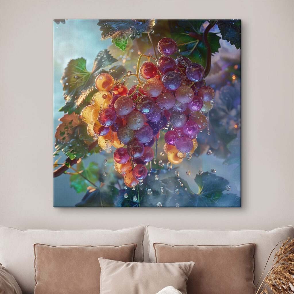 Druiven vangen alle kleuren — interieur 1