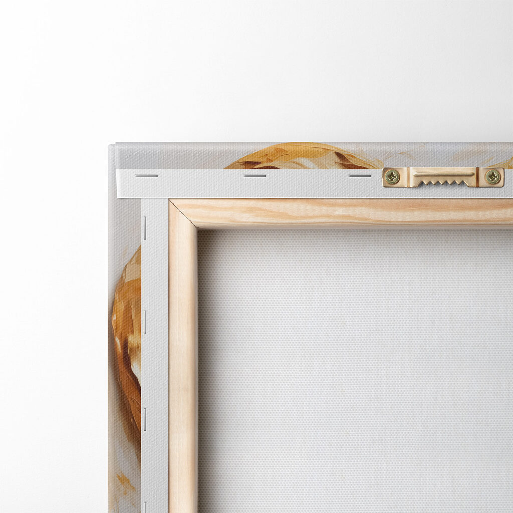 Hart in gouden verf — achterkant