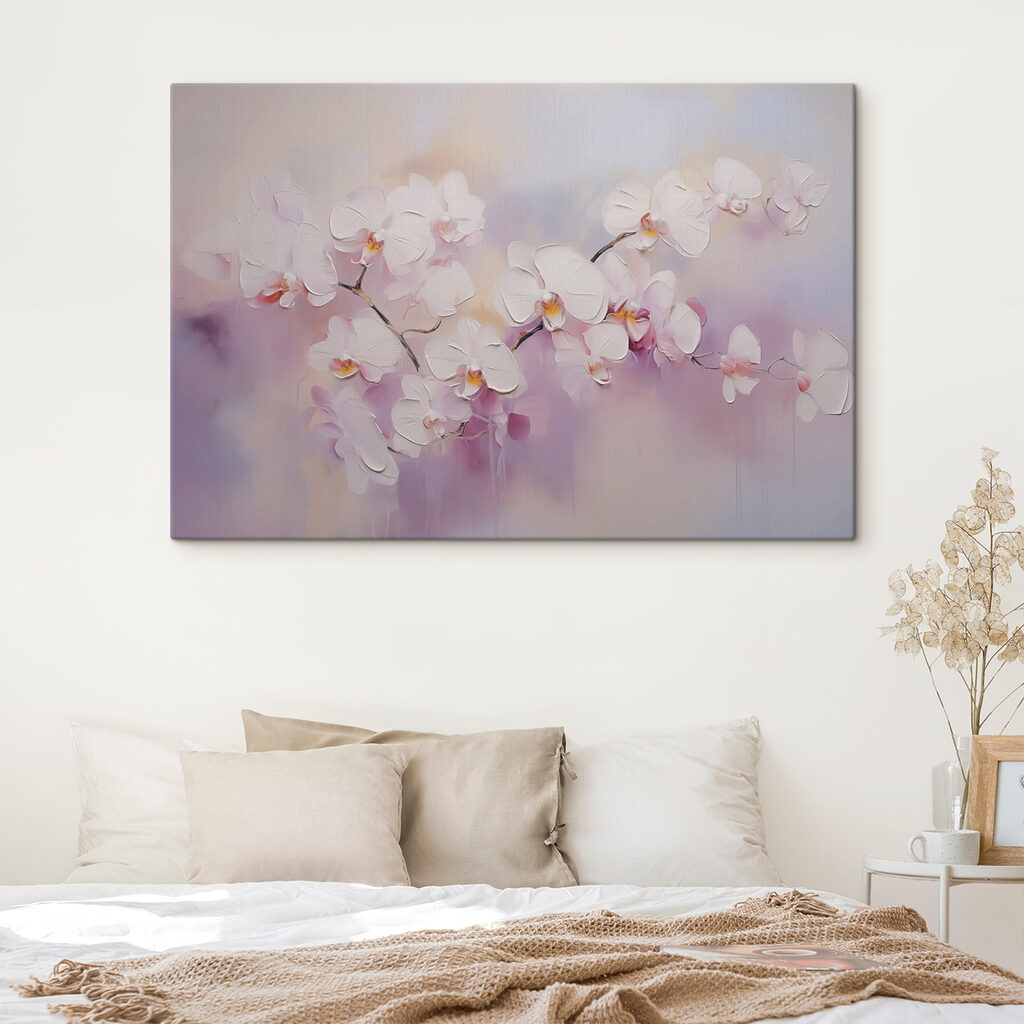 Orchideeën in zachte lilatinten — interieur 2