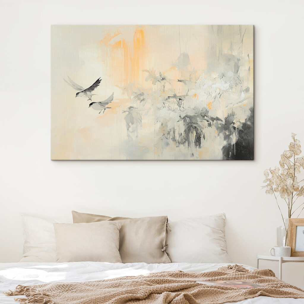Vleugels door lichte verf — interieur 1