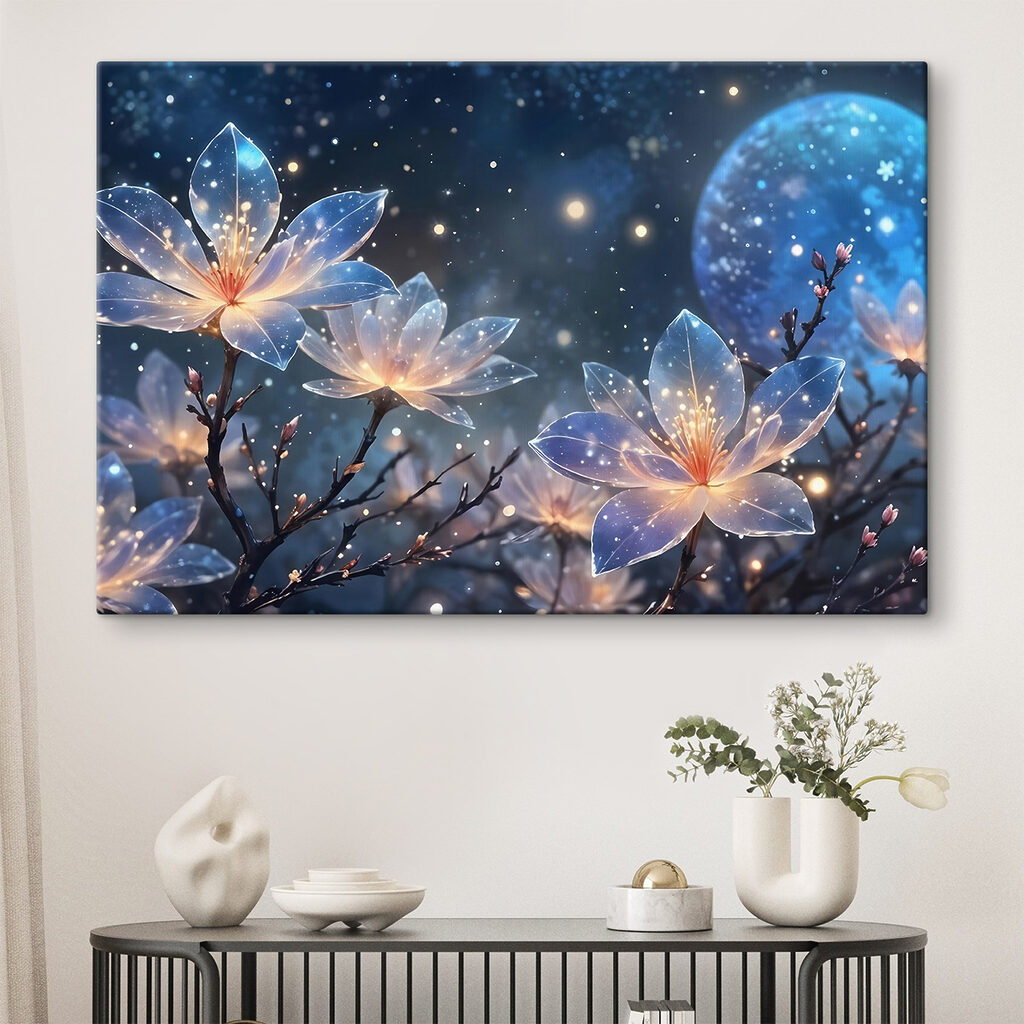 Bloementakken in een sterrennacht — interieur 1