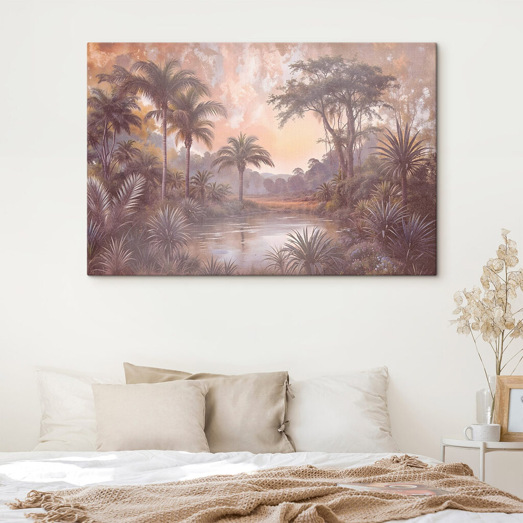 Een tropenrivier in ochtendroze — interieur 2