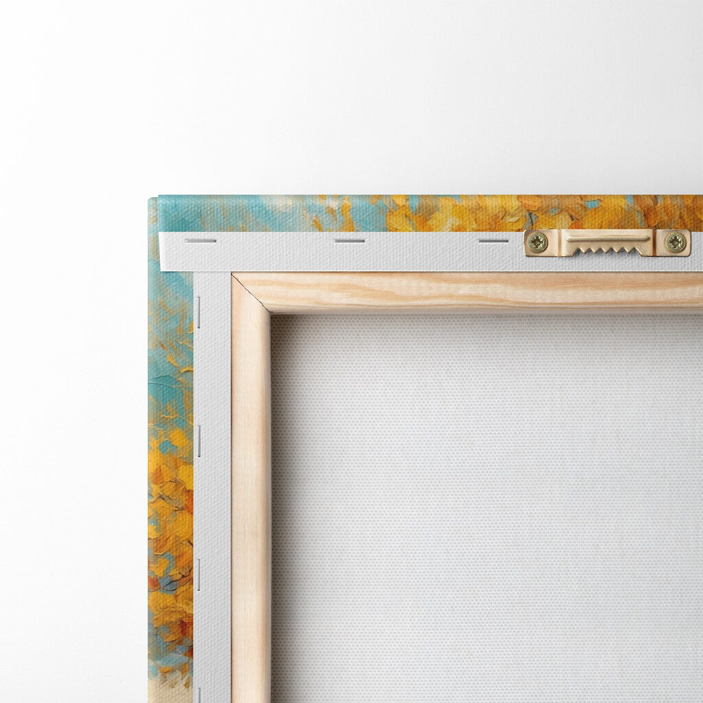 Oranje kruin boven blauw — achterkant