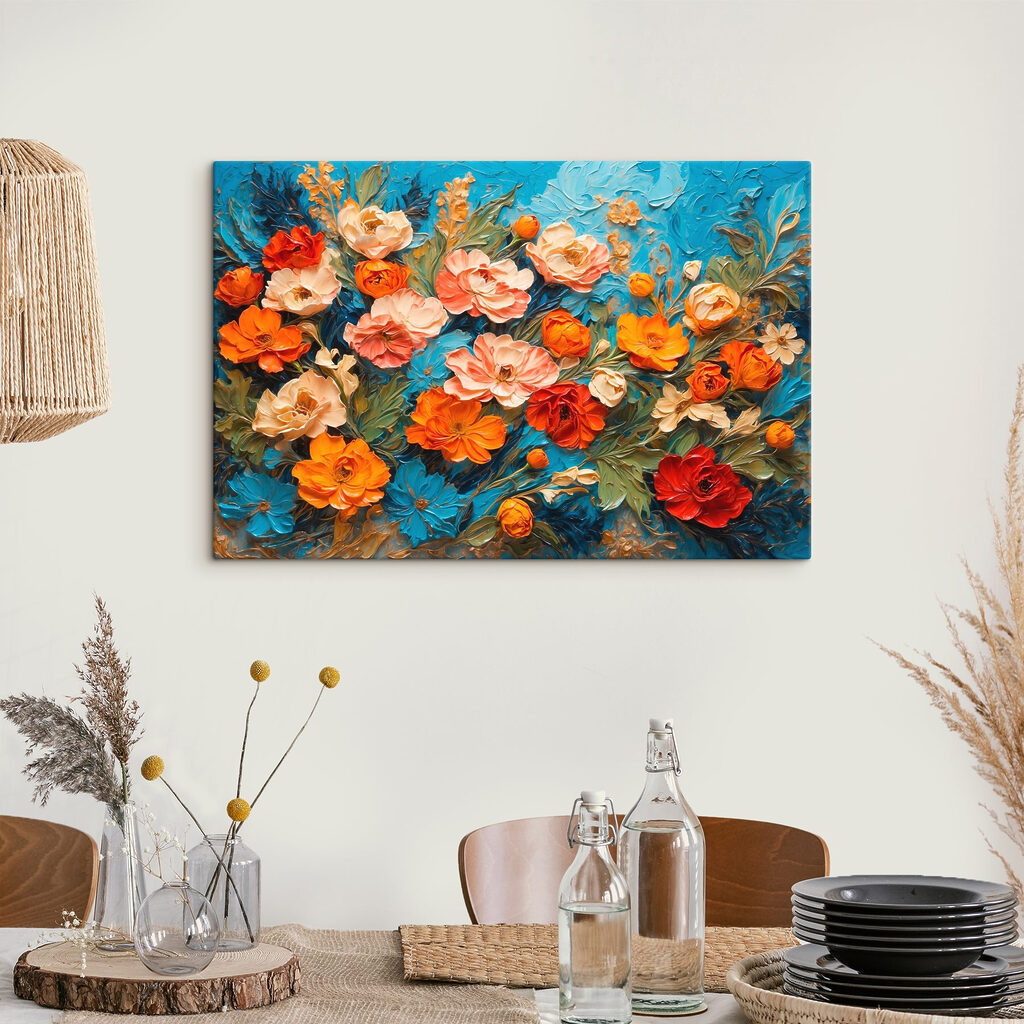 Rozen tussen turquoise streken — interieur 3