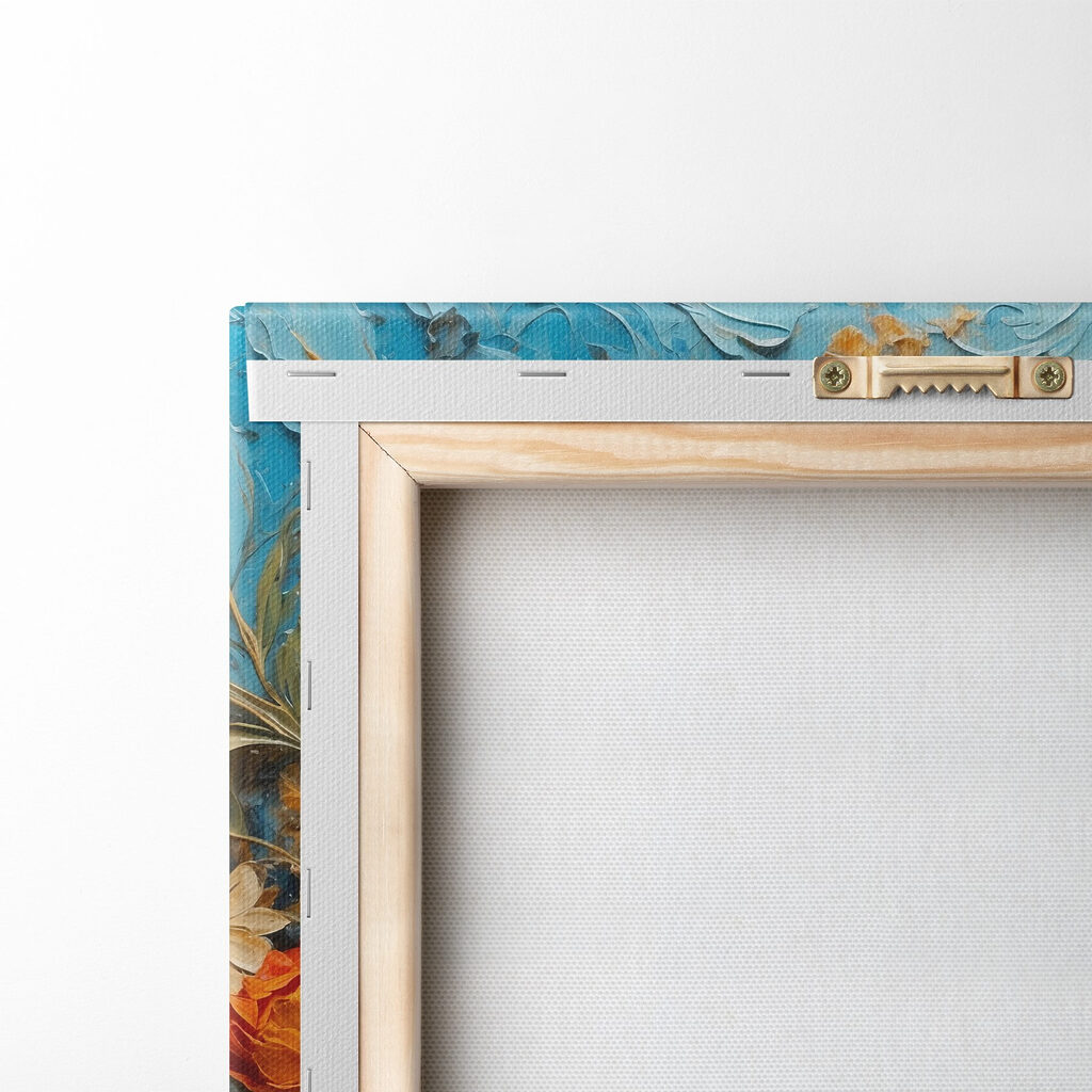 Rozen tussen turquoise streken — achterkant