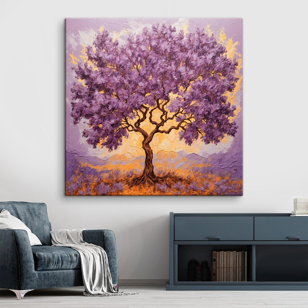 Paarse kruin boven lavendel — interieur 2