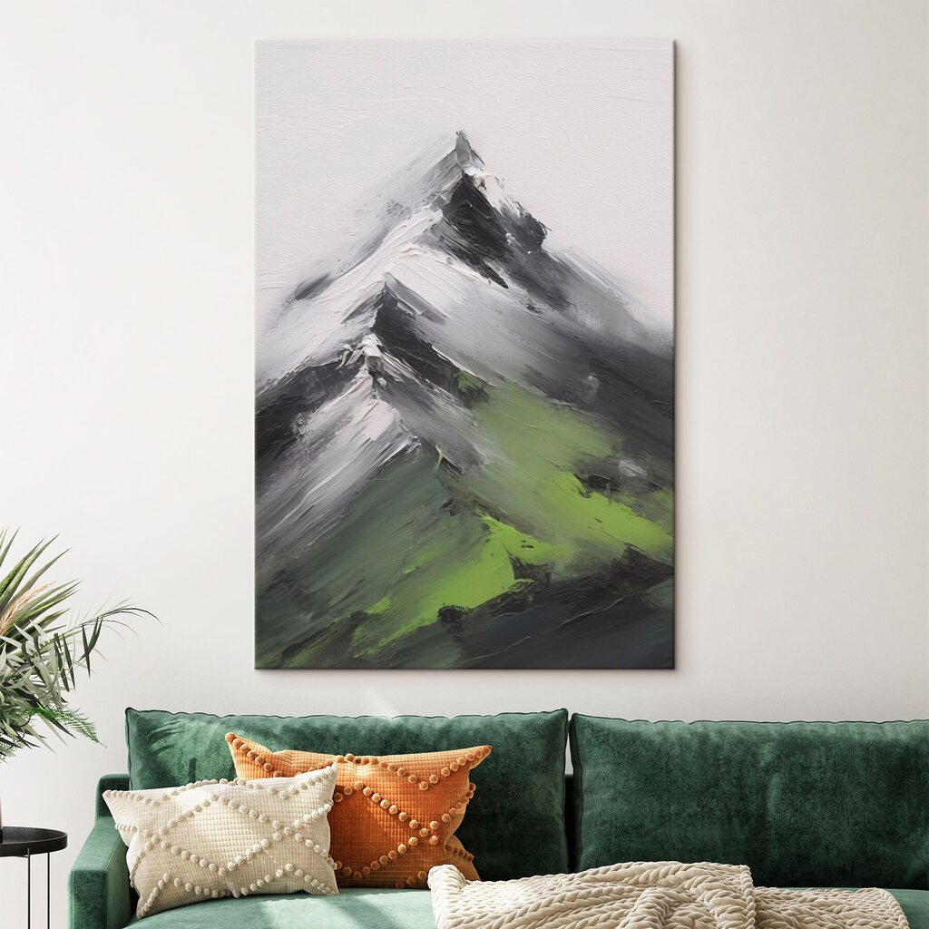 Bergkam met groene flanken — interieur 2