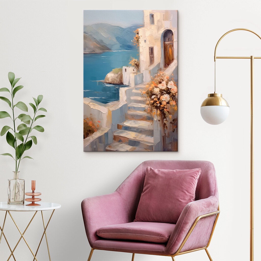 Stenen trap naar zee — interieur 2