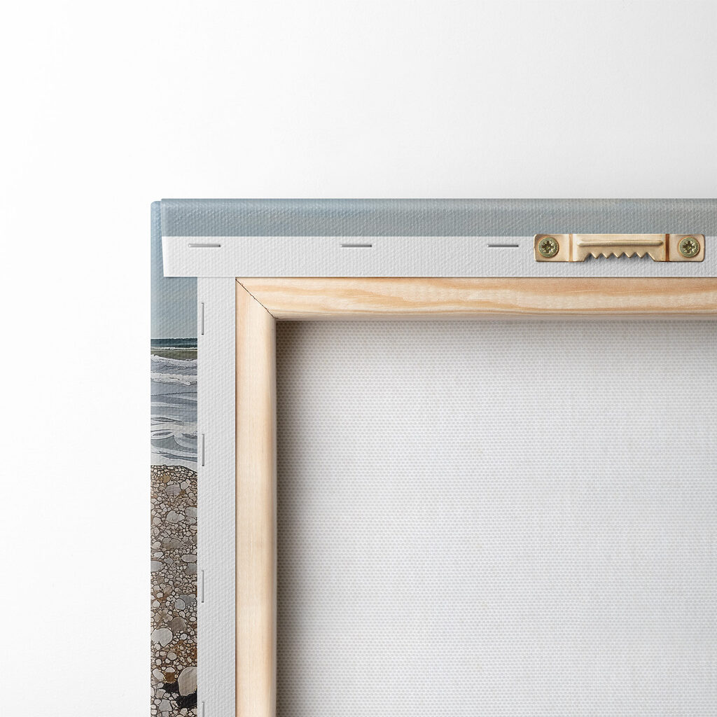 Schelpen aan de branding — achterkant