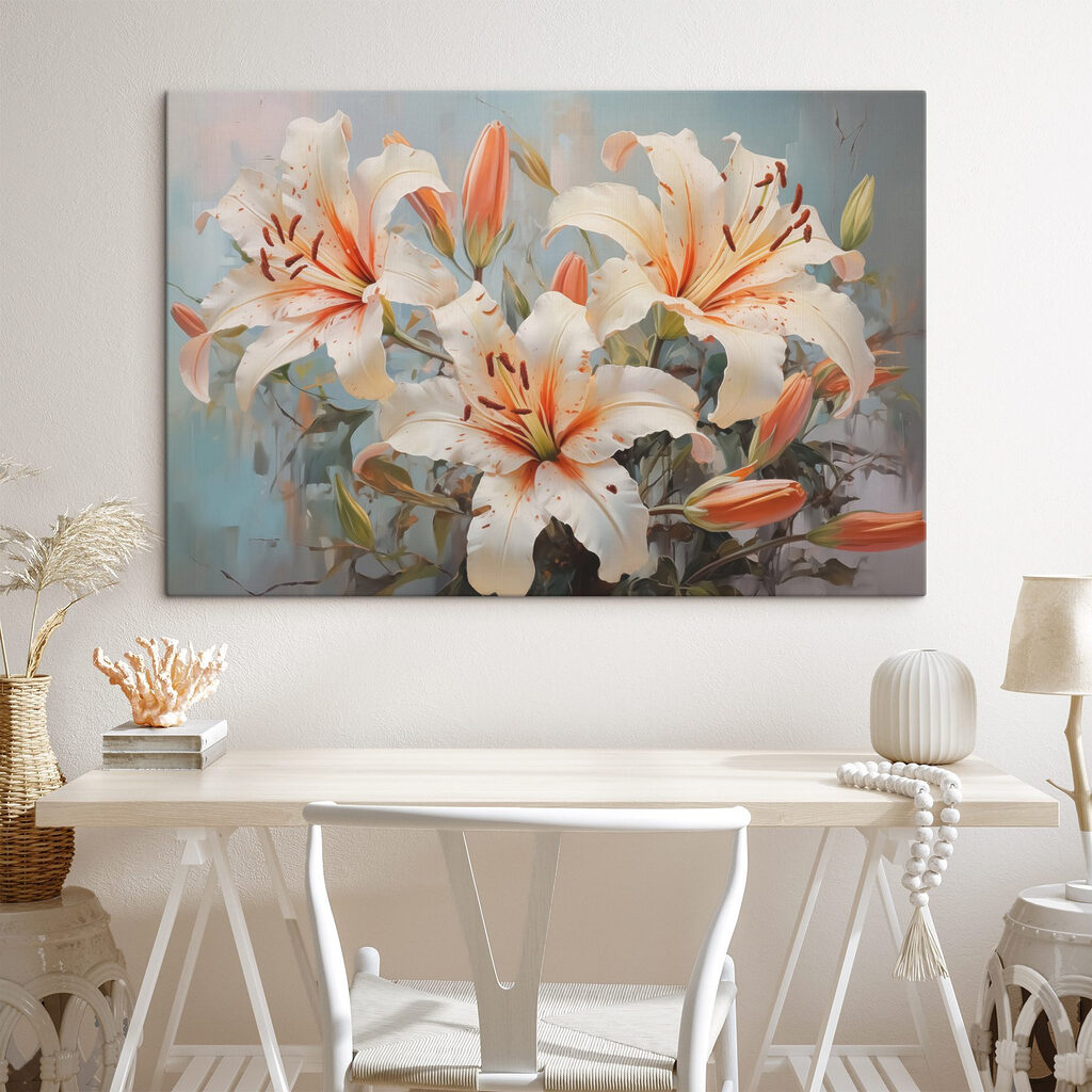 Lelies met perzikkleurige harten — interieur 2