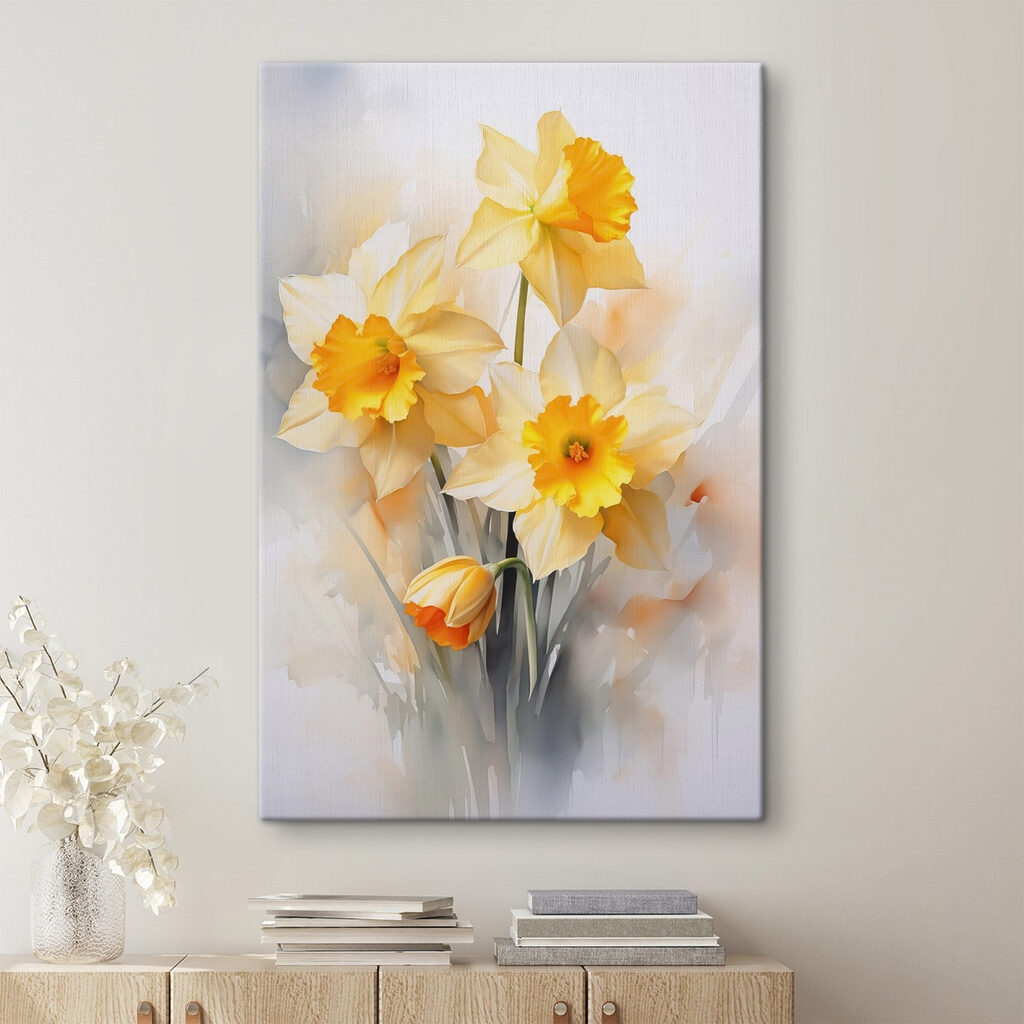 Narcissen met warme trompetten — interieur 1