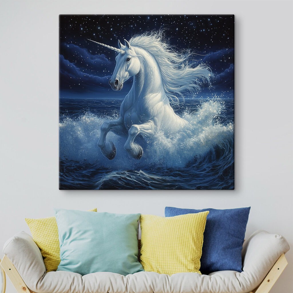 Eenhoorn in nachtelijke branding — interieur 2