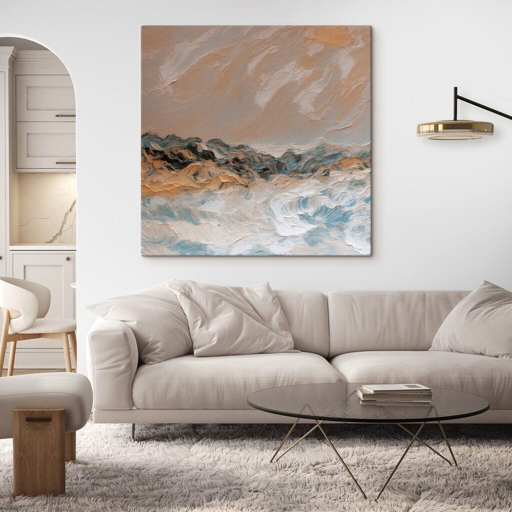 Ruwe zee onder zandtinten — interieur 2