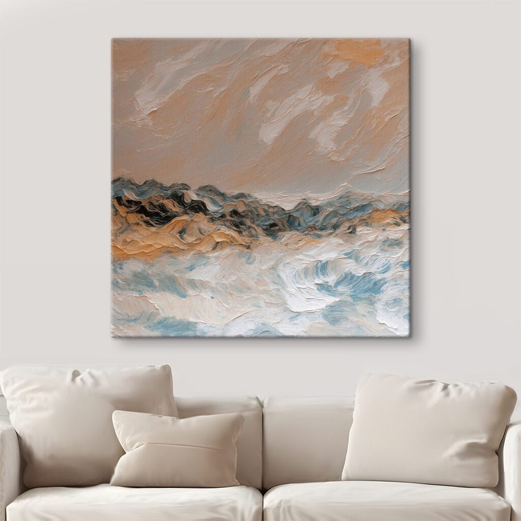 Ruwe zee onder zandtinten — interieur 3