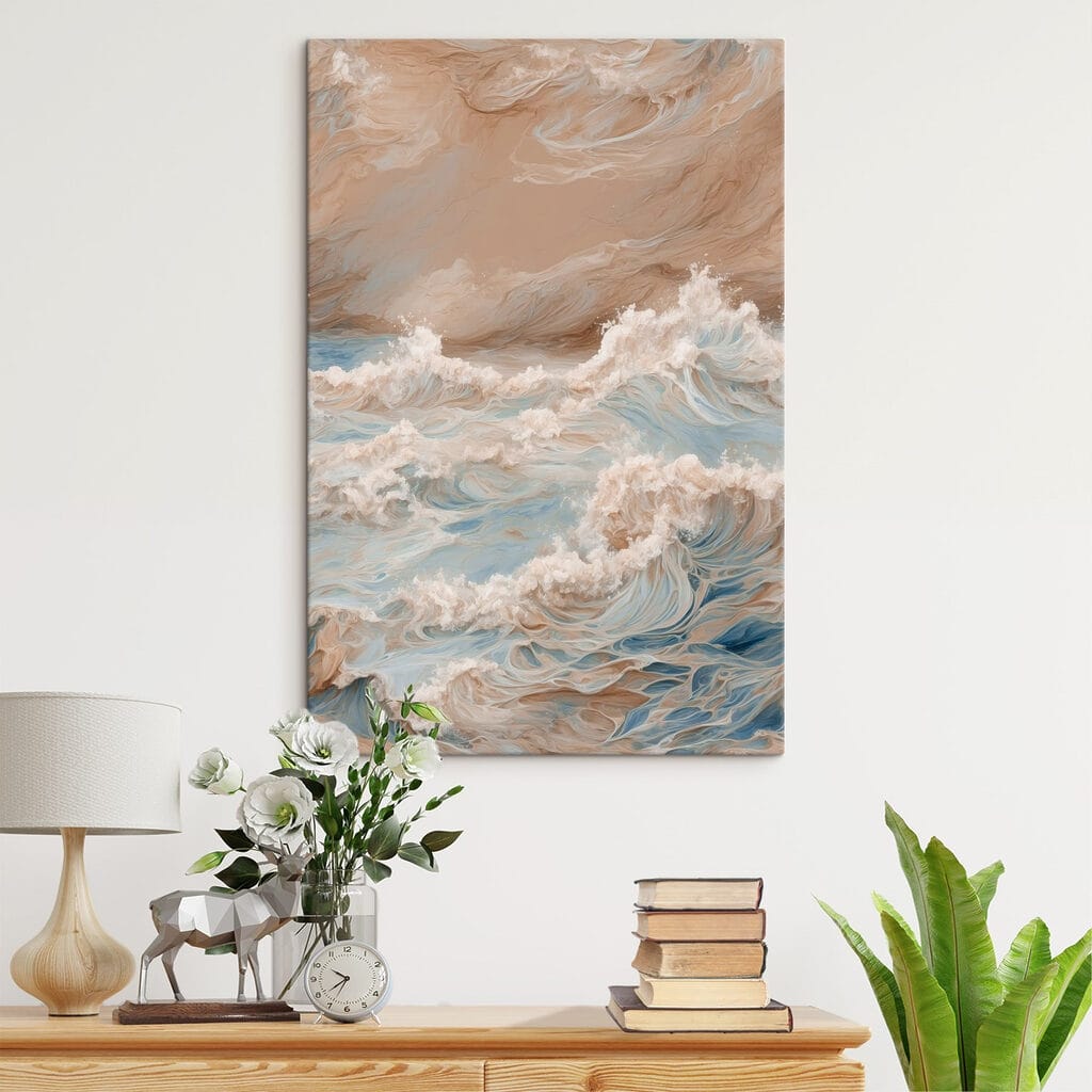 Witte branding onder beige — interieur 1