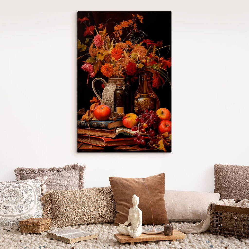 Herfstboeket bij fruit — interieur 1