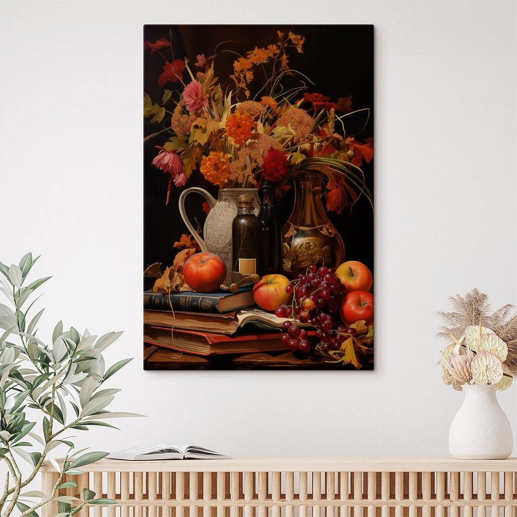 Herfstboeket bij fruit — interieur 2