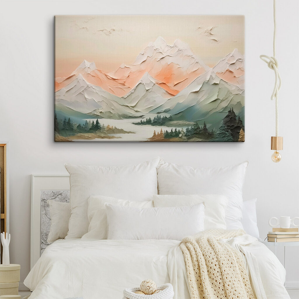 Bleke bergen boven bergmeer — interieur 2