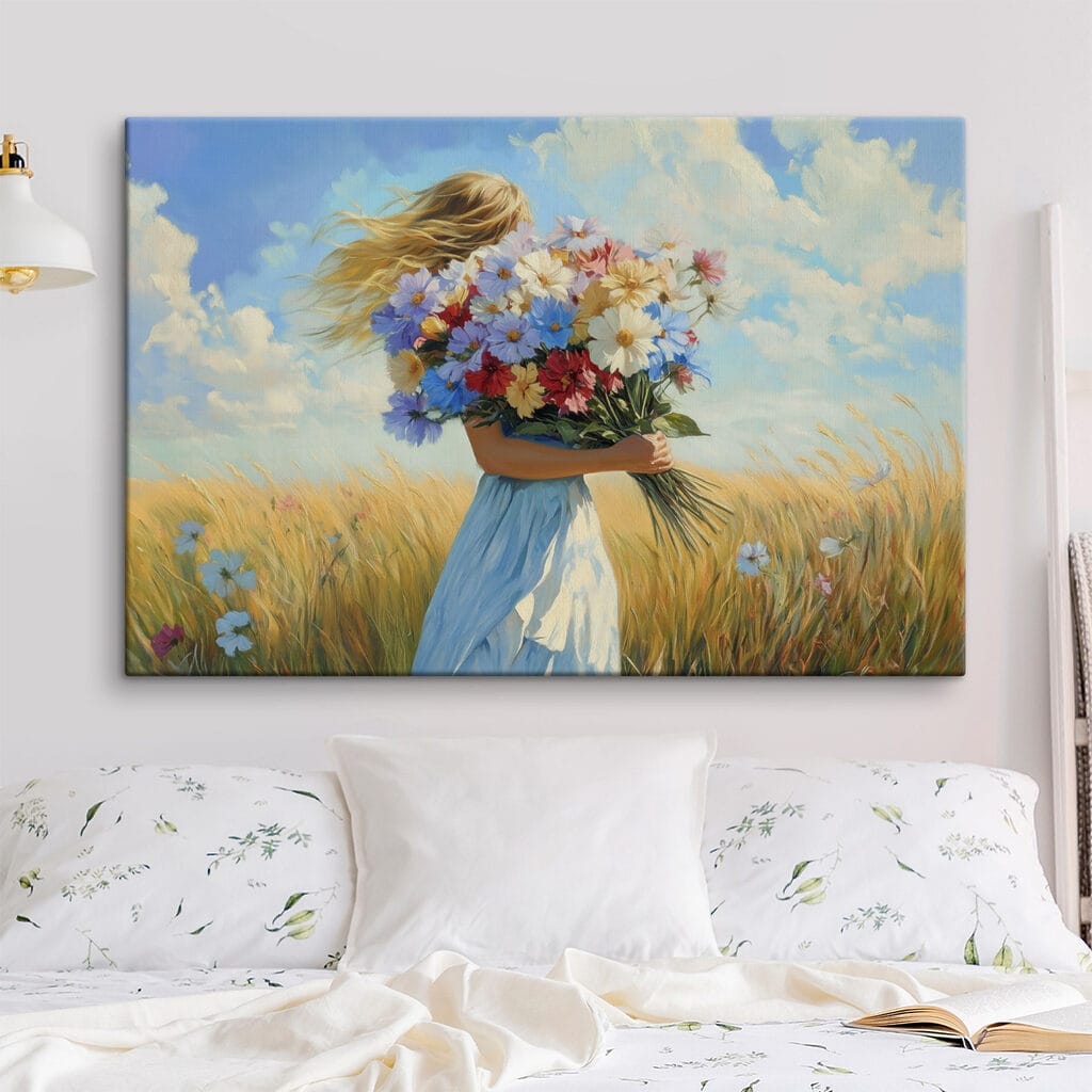 Bloemenboeket in de zomerweide — interieur 2