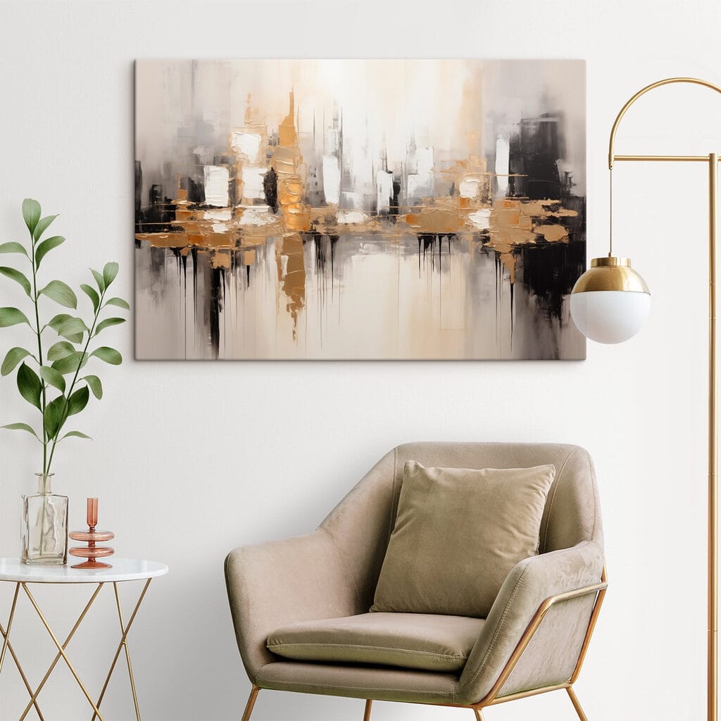 Stad weerspiegeld in goudtinten — interieur 2