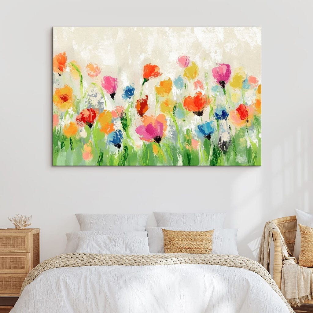 Veldbloemen in kleurige toetsen — interieur 1