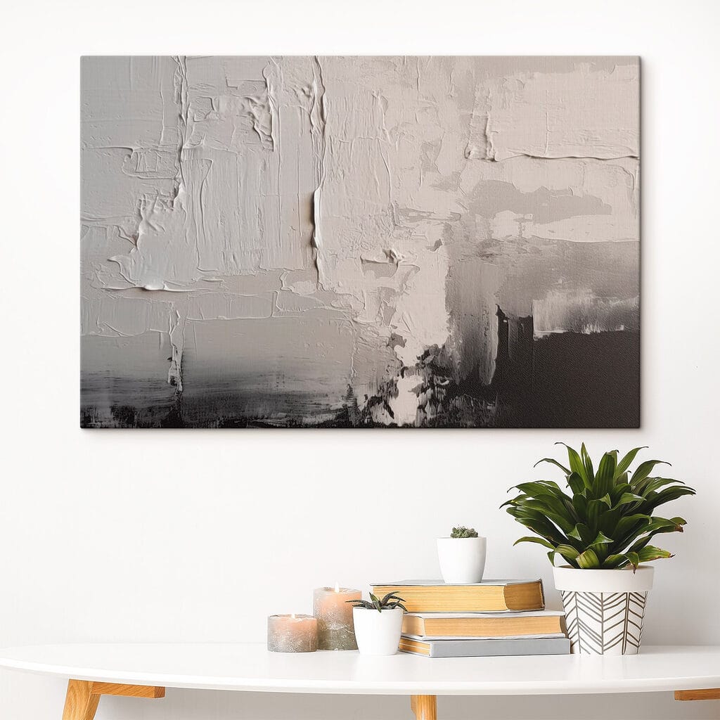 Roomwitte vlakken boven grijs — interieur 2